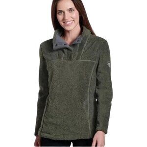 KÜHL Avalon Fleece Pullover, Sage Green XL - Gorp, Outdoor, Cozy, Active